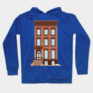 Brooklyn Brownstone Home Hoodie